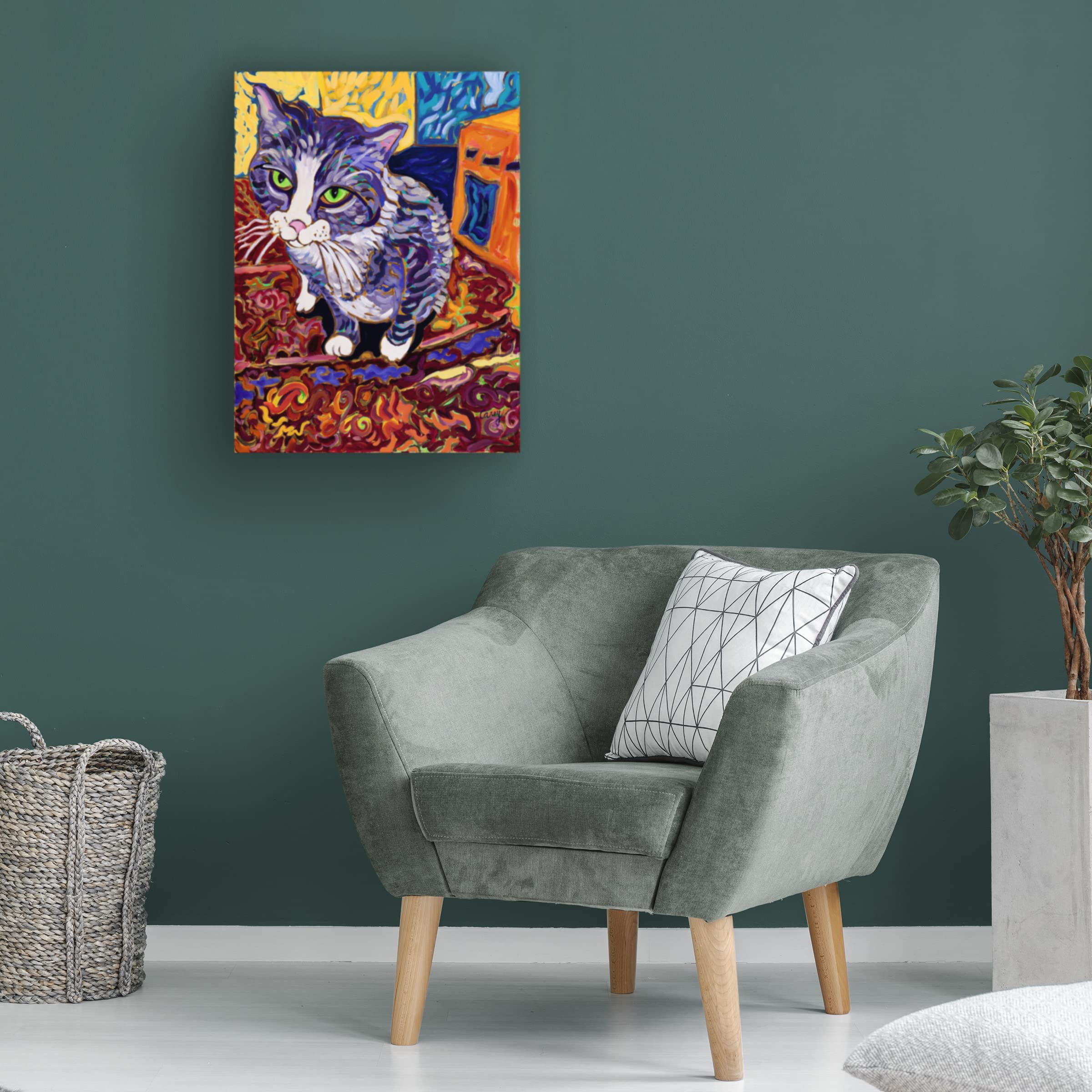 Trademark Fine Art 'Anya' Canvas Wall Art by Cathy Carey - Beautiful Home Decor for Living Room, Bedroom & Office