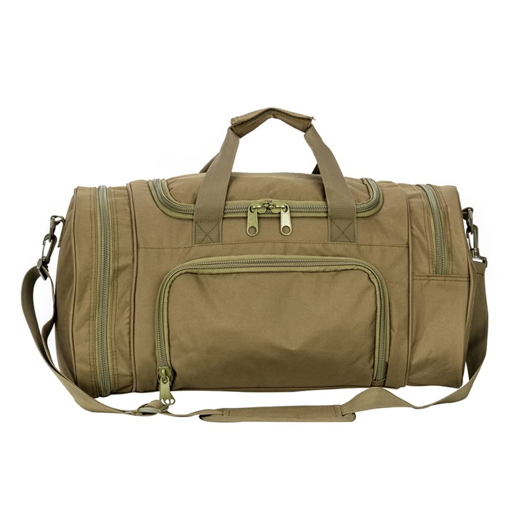 Waterproof Gym Bag for Men & Women - Large Sports Duffle Bag with Shoe Compartment & Yoga Mat Holder - 61x25x33cm Travel Fitness Bag for Workout, Yoga, Camping & Outdoor Activities