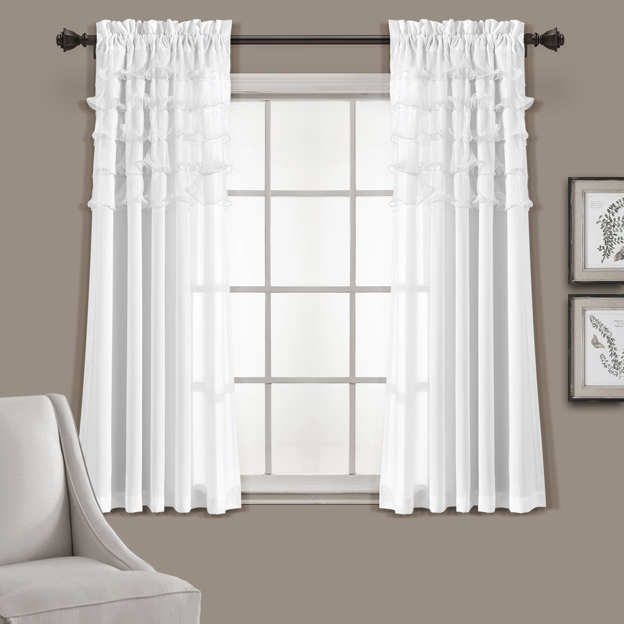 Avery Window Curtain Set - Blackout Curtains for Bedroom & Living Room - Thermal Insulated Drapes with Grommet Top - 84 Inch Length (2 Panels) - Perfect for Home Decor, Privacy & Light Blocking