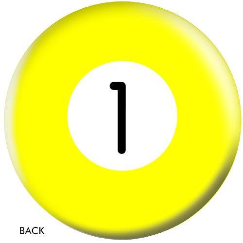 OnTheBallBowling Billiards Bowling Ball - Professional Yellow 1 Ball for Bowling & Billiards - Perfect for League Play, Practice & Home Entertainment