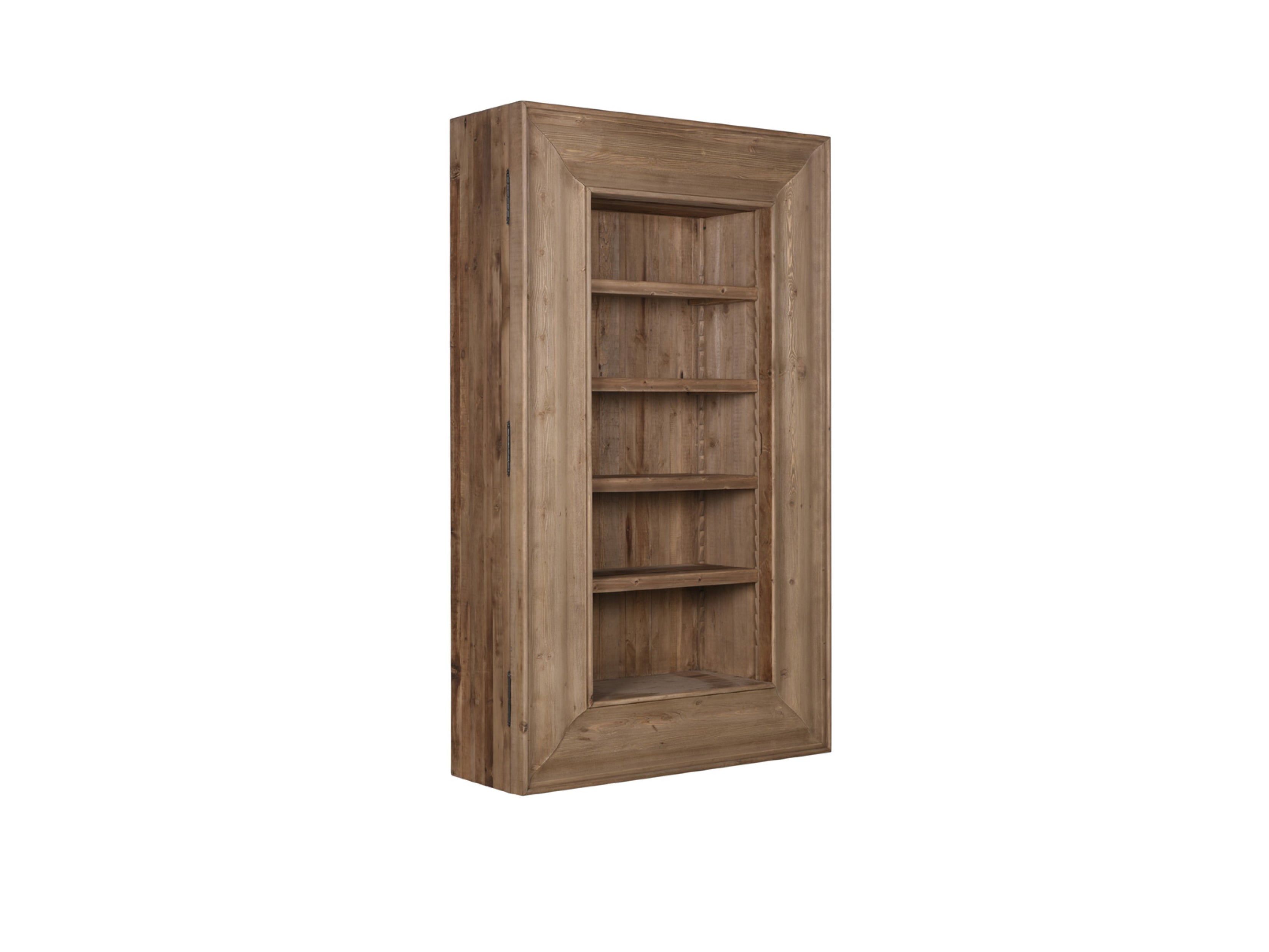 Modern Ridge Bookcase - Sturdy Wooden Bookshelf for Home & Office - Perfect for Living Room, Bedroom, and Study Organization