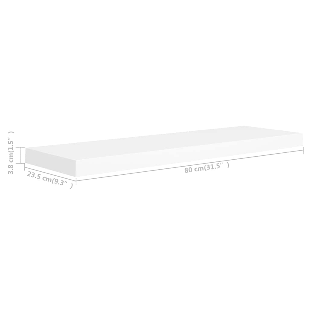 CHARMMA Floating Shelves Wall Mounted - 31.5