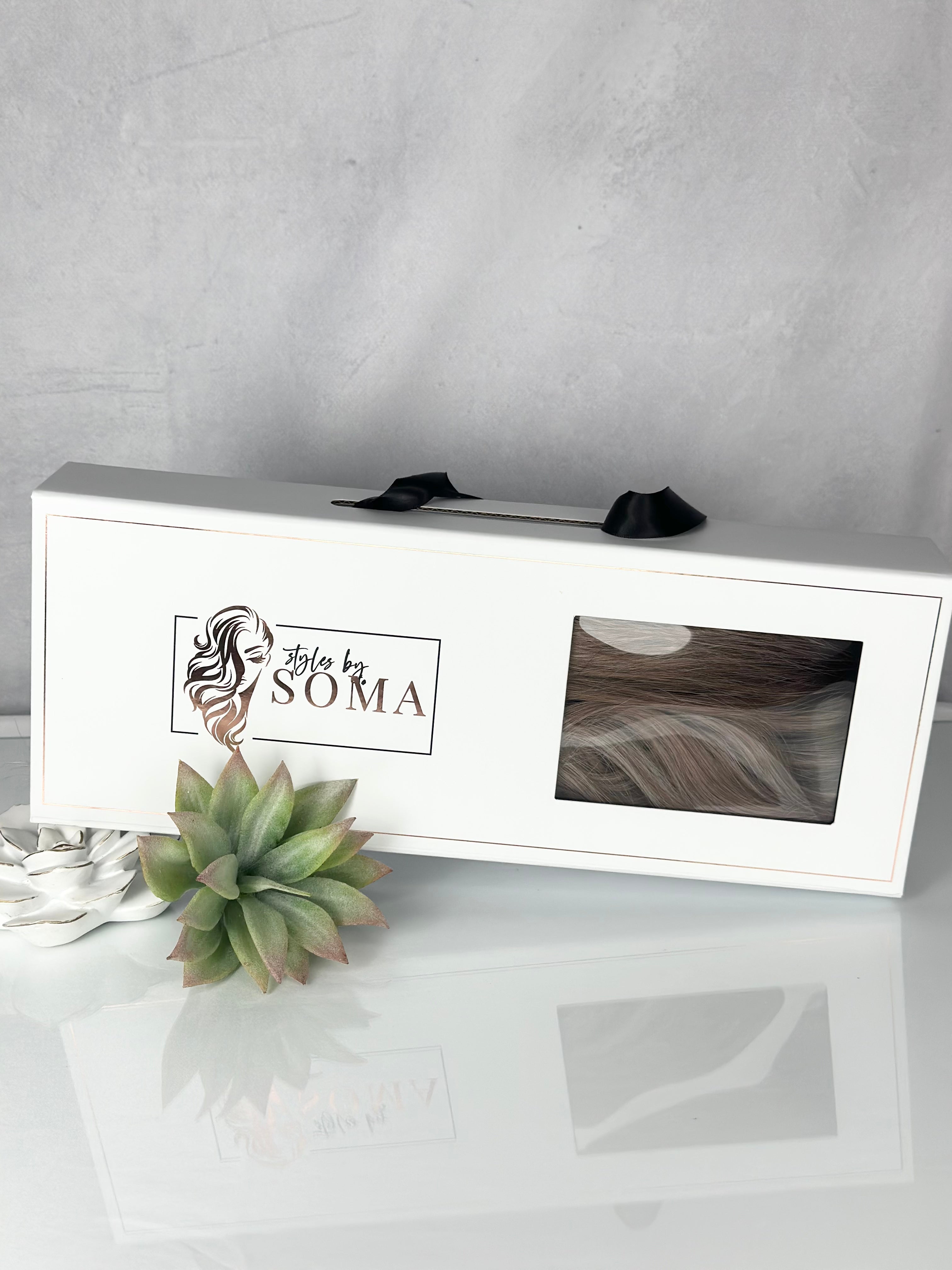 White Keepsake Wig Box - Premium Storage for Wigs & Hairpieces - Perfect for Travel, Cosplay, and Salon Use