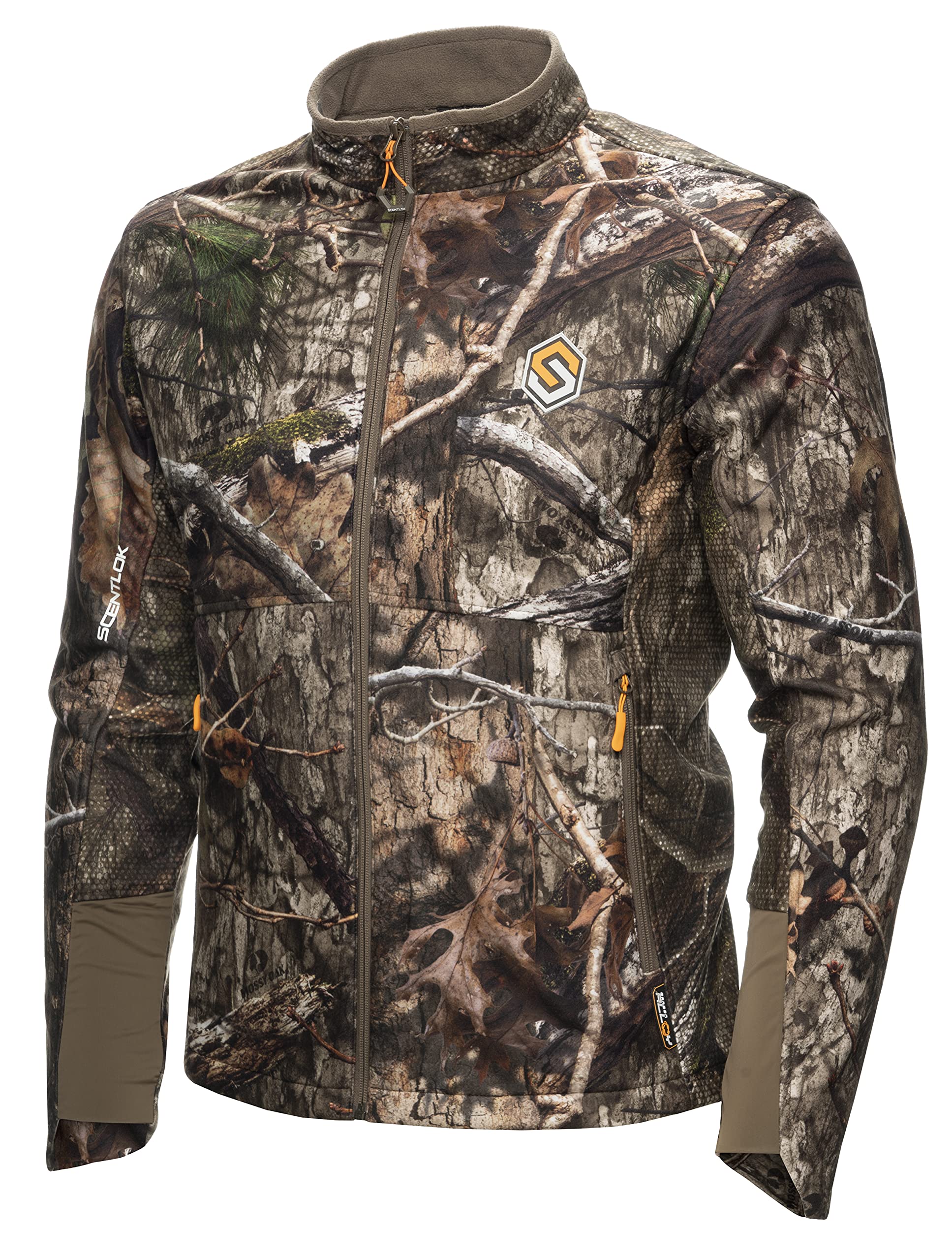 ScentLok Forefront Midweight Water Repellent Camouflage Hunting Jacket for Men - Warm Windproof Outdoor Gear for Deer Hunting & Wilderness Adventures