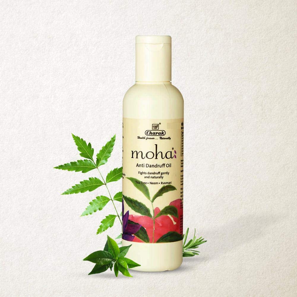 Tea Tree & Neem Anti Dandruff Hair Oil with Hibiscus & Rosemary - 200ml (Pack of 2) | Natural Scalp Treatment for Men & Women | Daily Hair Care for Dry, Itchy Scalp & Healthy Hair Growth
