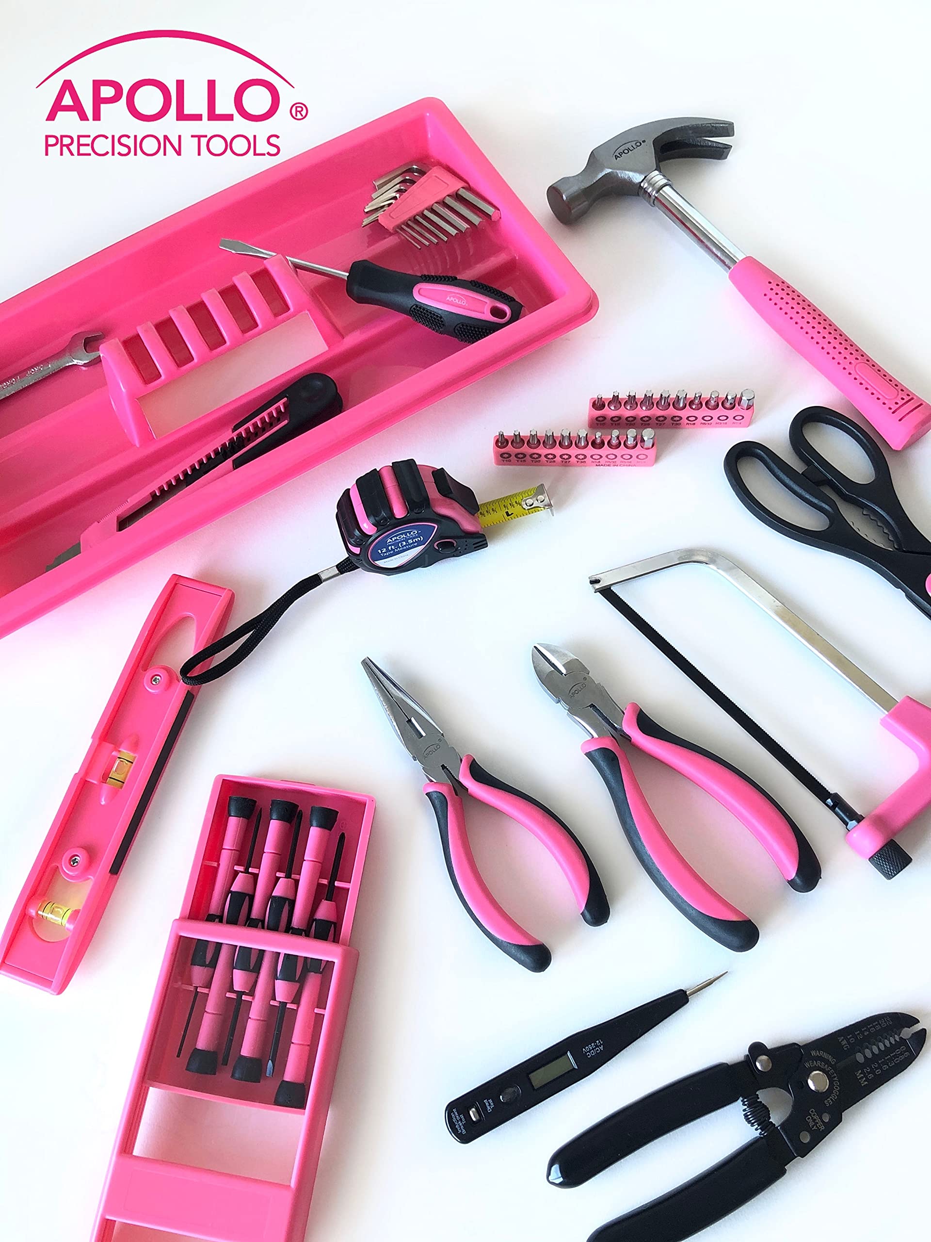 Apollo 170-Piece Tool Kit for DIY & Repairs - Home, Office, Garage Use
