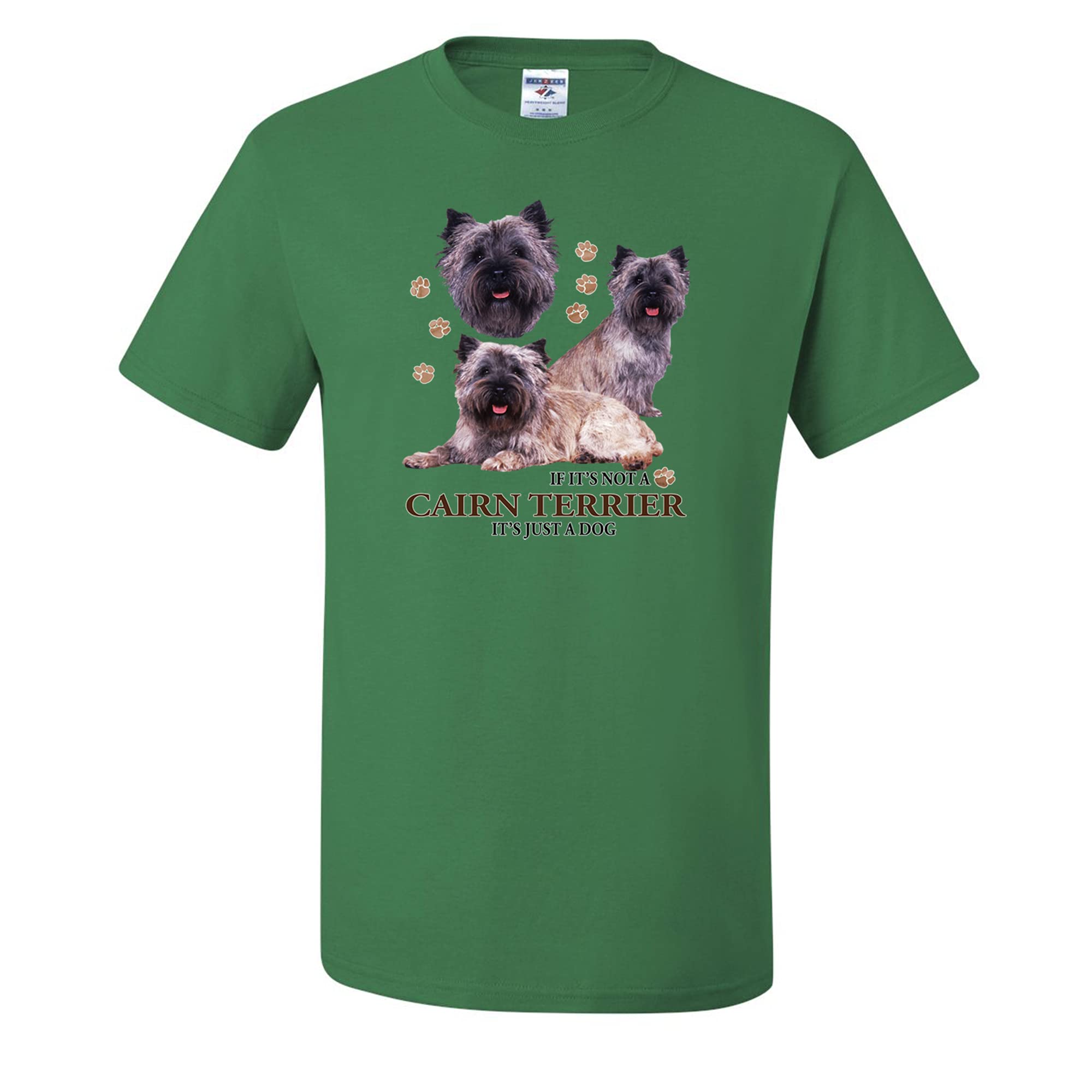 Cairn Terrier Dog Lover Graphic T-Shirt for Men - Funny Dog Owner Gift Idea - Perfect for Casual Wear & Dog Enthusiast Events