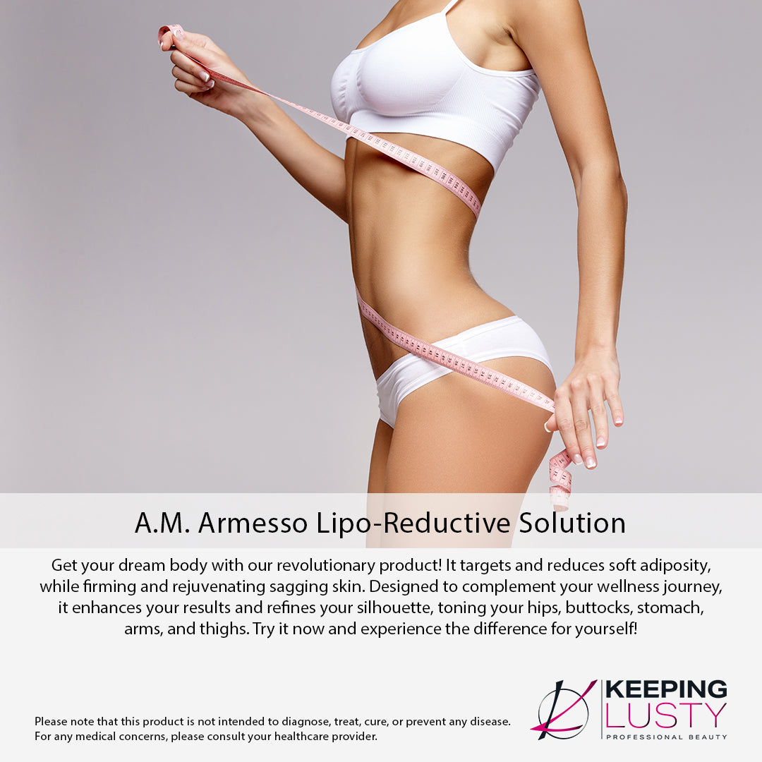 AM ARMESSO LPR Liporeductive Solution – Professional Fat Reduction & Skin Tightening Treatment for Body Contouring | At-Home Slimming & Anti-Aging Skincare | Perfect for Post-Pregnancy, Weight Loss & Cellulite Treatment
