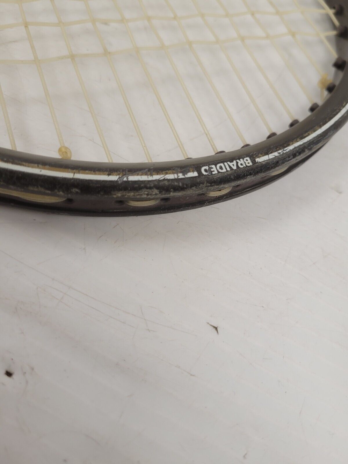 Avant Garde Graphite Gold Oversized Tennis Racket - Premium Performance for Competitive Play & Training