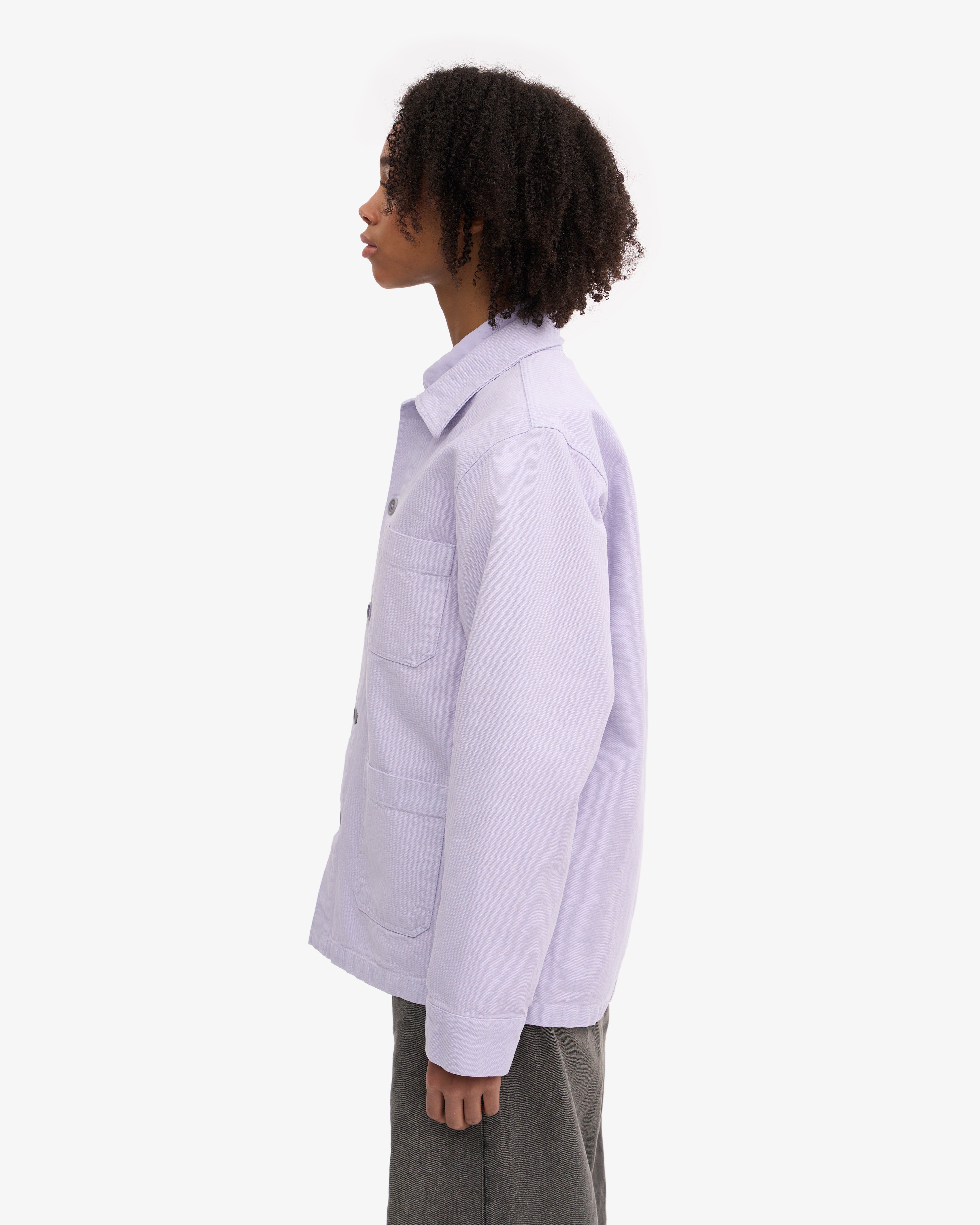 Organic Workwear Jacket for Women - Soft Lavender Cotton Blazer - Comfortable Office Wear & Business Casual Attire for Professional Women