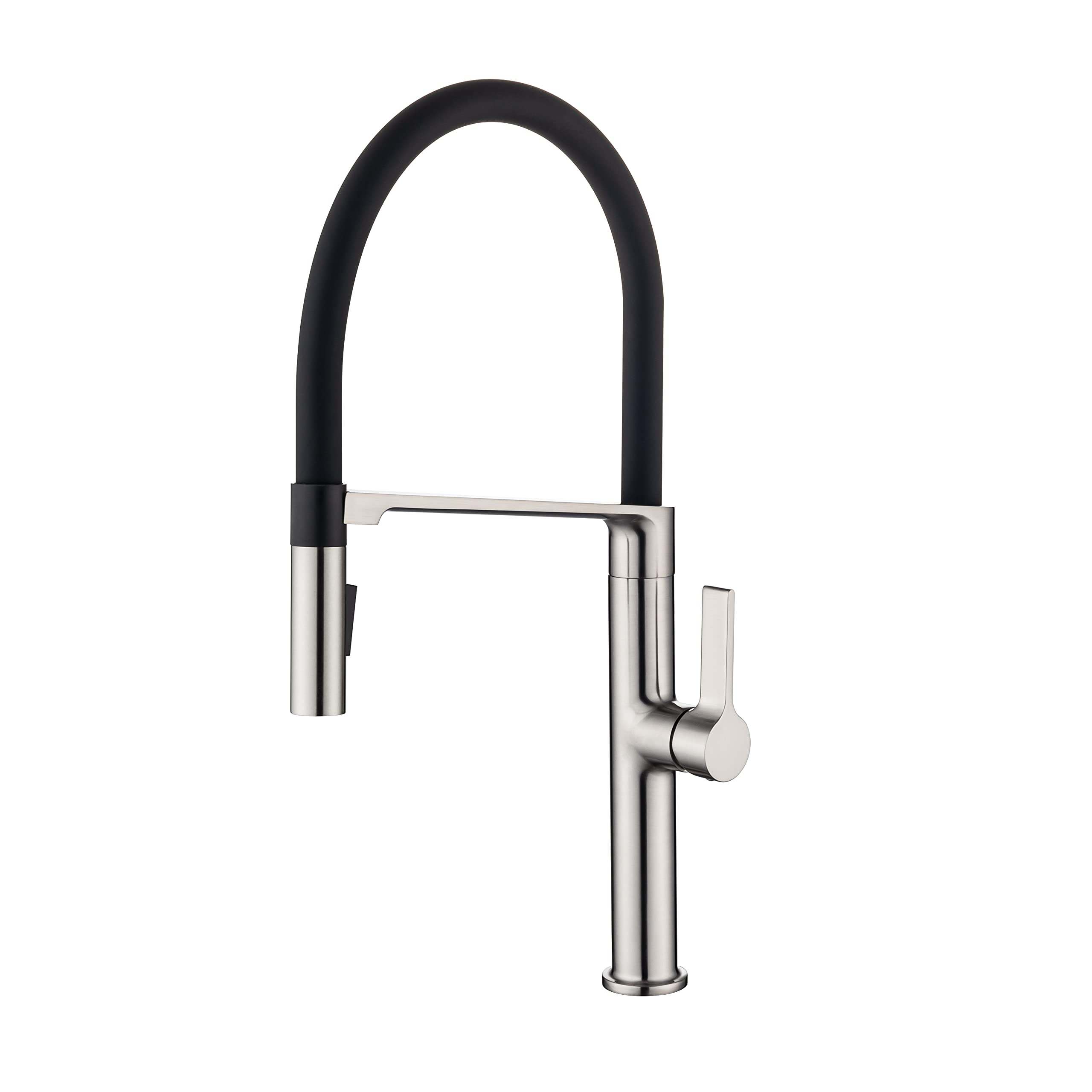 **Commercial Single Handle Pull-Down Kitchen Faucet with Magnetic Docking Spray Head & 2 Spray Modes – Easy Install for Sink, Restaurant & Home Use**
