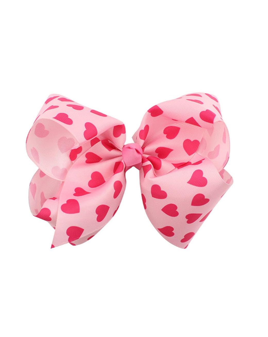 Valentine's Day Big Bow Hair Clip for Baby Girls - Cute Hair Hoop Headband & Bow Accessories (JHV13, Big Bow Clip-C1) - Perfect for Parties, Holidays & Photo Shoots
