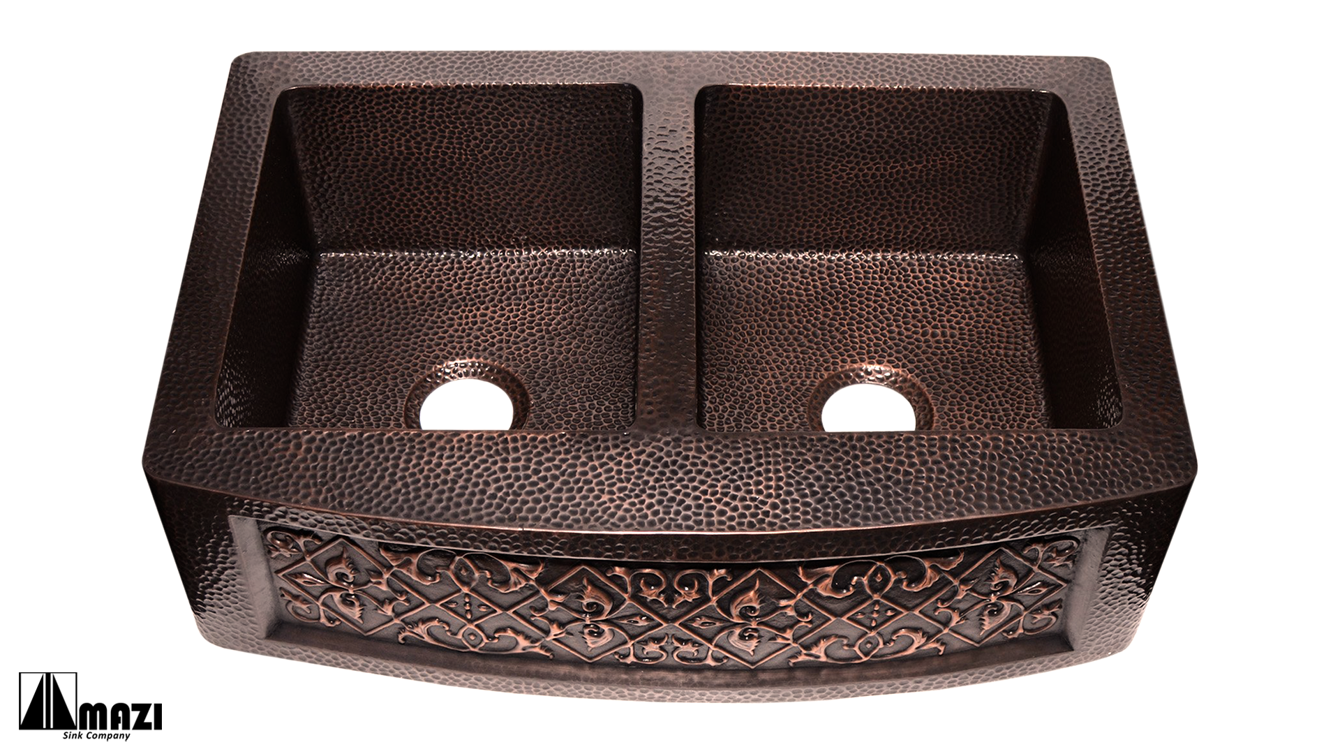 Premium Copper Kitchen Sink CKS1524 - Farmhouse Style 16 Gauge Undermount Sink for Modern & Rustic Kitchens | Durable, Anti-Bacterial & Easy to Clean | Perfect for Home Chefs & Busy Families