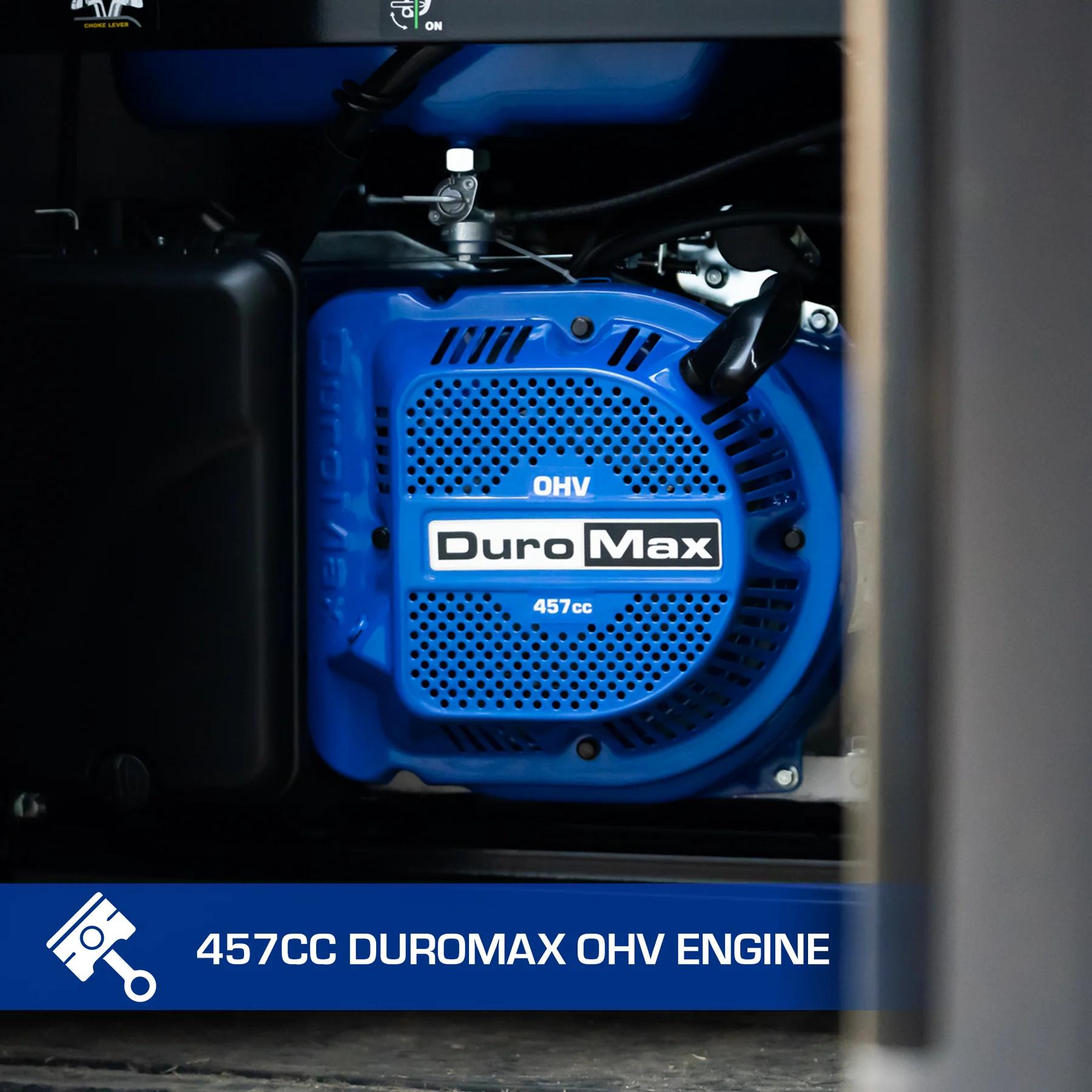 DuroMax XP12000X 9500W/12000W Dual Fuel Portable Generator with Electric Start & CO Alert - Power Outages, Camping, RV, Job Sites, Emergency Backup
