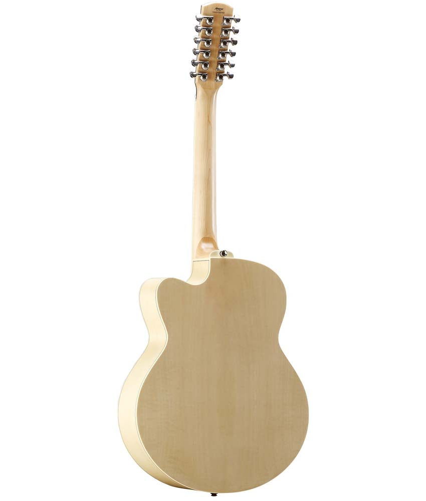 Alvarez AJ80CE12 Jumbo 12-String Acoustic-Electric Guitar - Natural Finish | Professional Grade for Stage & Studio Performances | Perfect for Musicians, Performers & Collectors