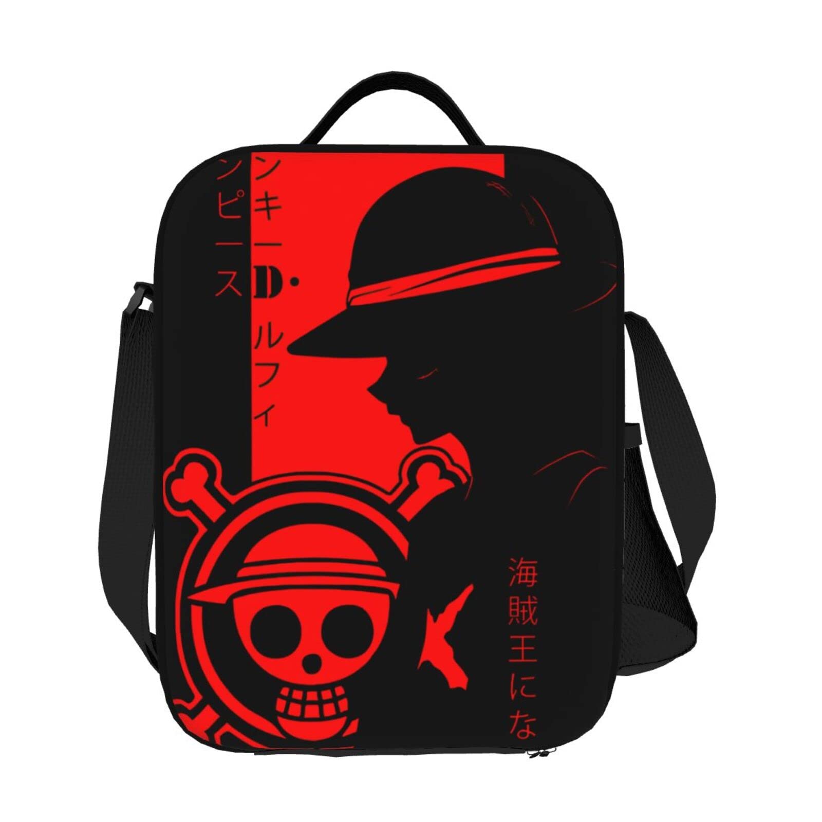 One Piece Luffy Insulated Lunch Bag - Leakproof & Reusable for Women | Hiking & Bento Storage