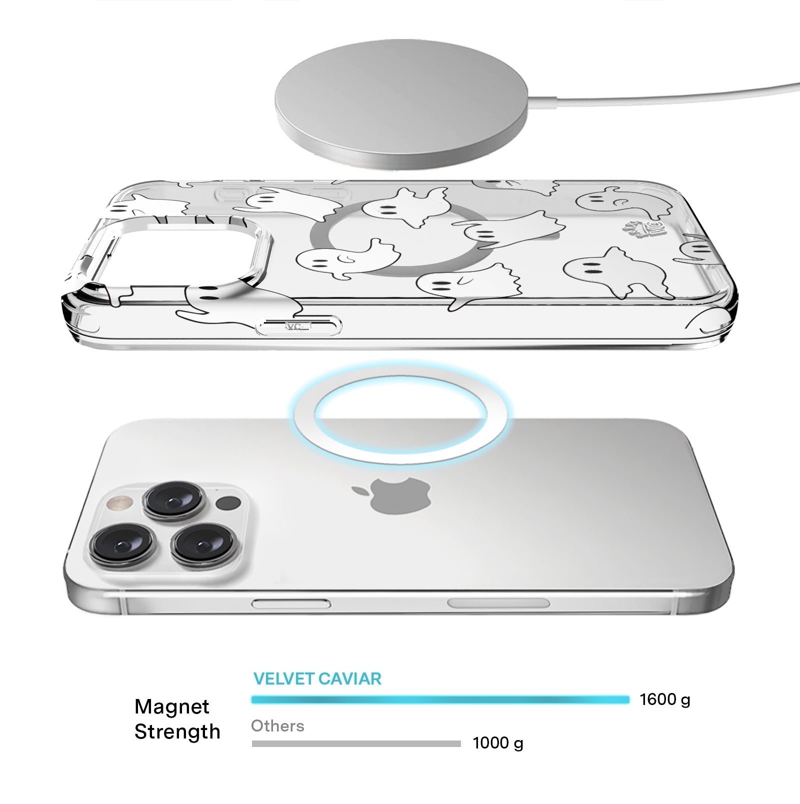 Ghosted Clear iPhone Case - Ultra Slim Protective Cover for iPhone [Model] | Shatterproof & Scratch-Resistant | Perfect for Everyday Use & Travel