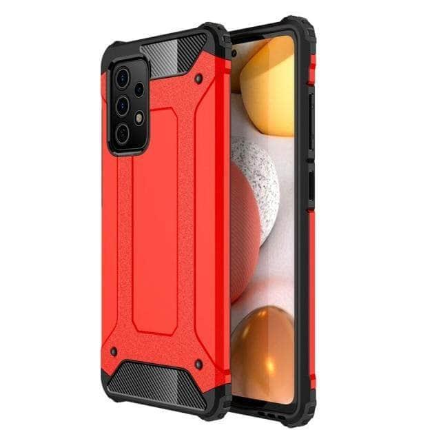 Shockproof Armor Case for Samsung Galaxy A52 - Durable Silicone Protective Cover with Military-Grade Protection | Perfect for Outdoor Activities, Work & Daily Use