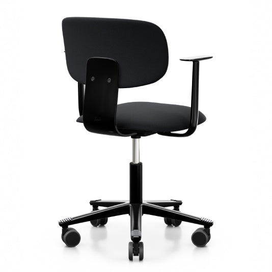 HÅG Tion 2160 Black Ergonomic Office Chair - Adjustable Height & Lumbar Support for Home & Workspace Comfort