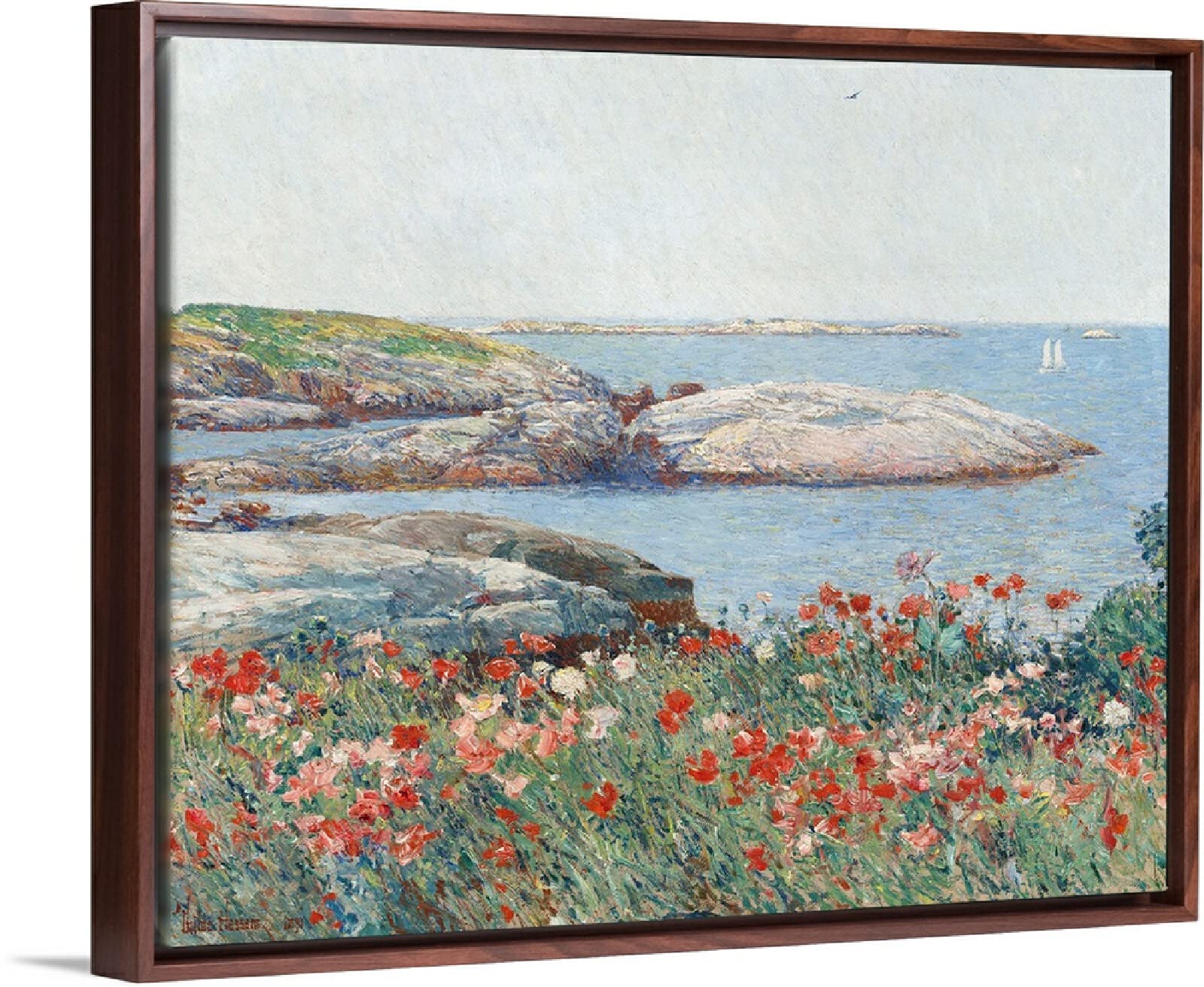 SYSMYXGS Childe Hassam Paint by Numbers Kit for Adults - DIY Oil Canvas Painting Set with Watercolors - Beginner-Friendly Art Therapy & Home Decor (Perfect for Relaxation, Gifts & Wall Art)
