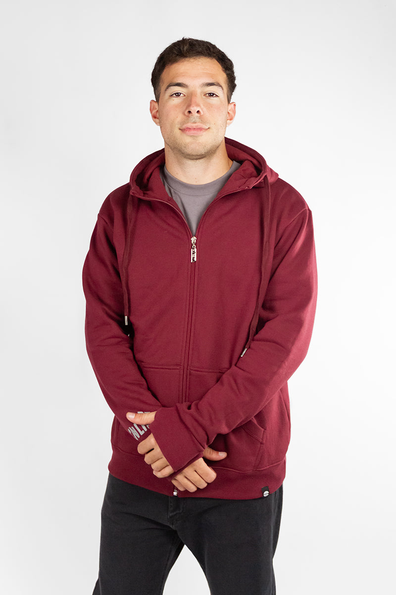 Premium Men's Campera Ocn Jacket in Burgundy 640B8 - Ideal for Outdoor Adventures, Hiking, and Casual Wear