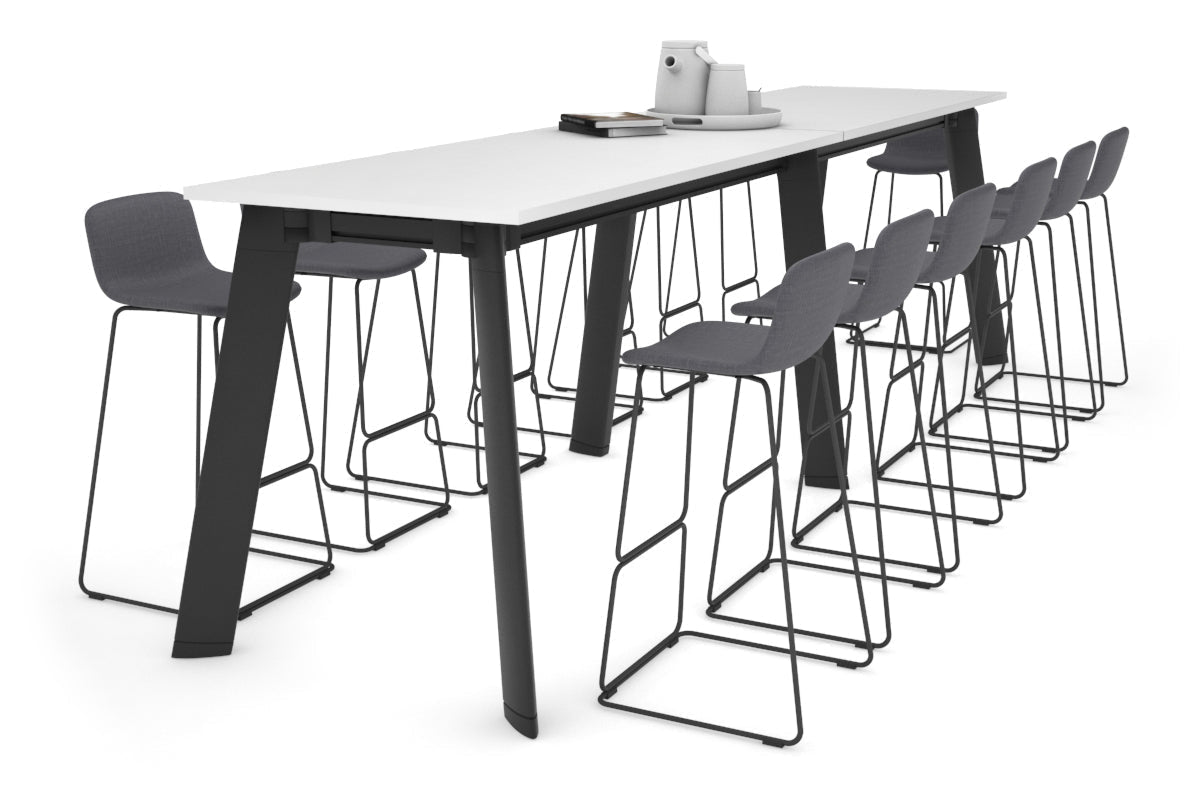 Switch Collaborative Counter High Table - 3200L x 800W - Modern Office Standing Desk for Coworking Spaces, Home Offices & Commercial Use