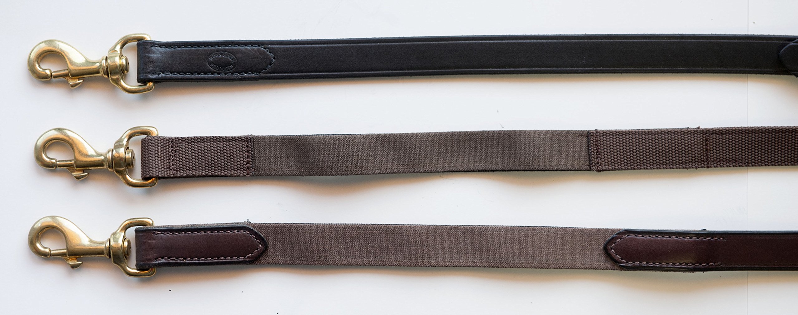 Premium Nunn Finer All Leather Side Reins for Horses - Durable Training Equipment for Dressage & Jumping - Perfect for Arena Work and Stable Training