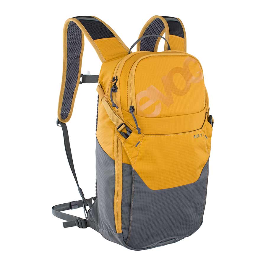EVOC Ride 8 Hydration Pack - 8L Water Backpack for Cycling, Hiking & Outdoor Adventures - Lightweight & Durable (Bladder Not Included, Black)