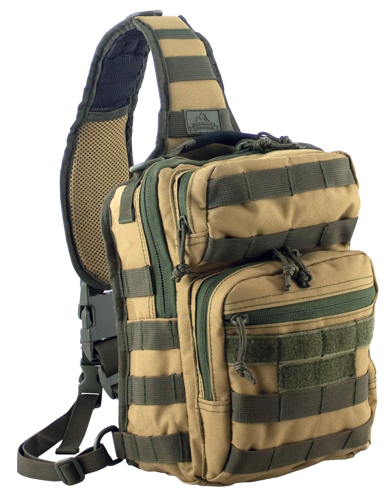 Red Rock Outdoor Gear Rover Sling Pack - Lightweight Crossbody Bag for Hiking, Travel & Everyday Use - Water-Resistant & Durable Outdoor Accessory