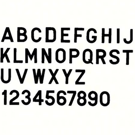 Bernard Engraving PS30BT PS30BT - 3 Inch Black Letter Sticker for DIY Crafts, Home Decor, and Office Organization - Perfect for Labeling, Scrapbooking, and Personalizing Items