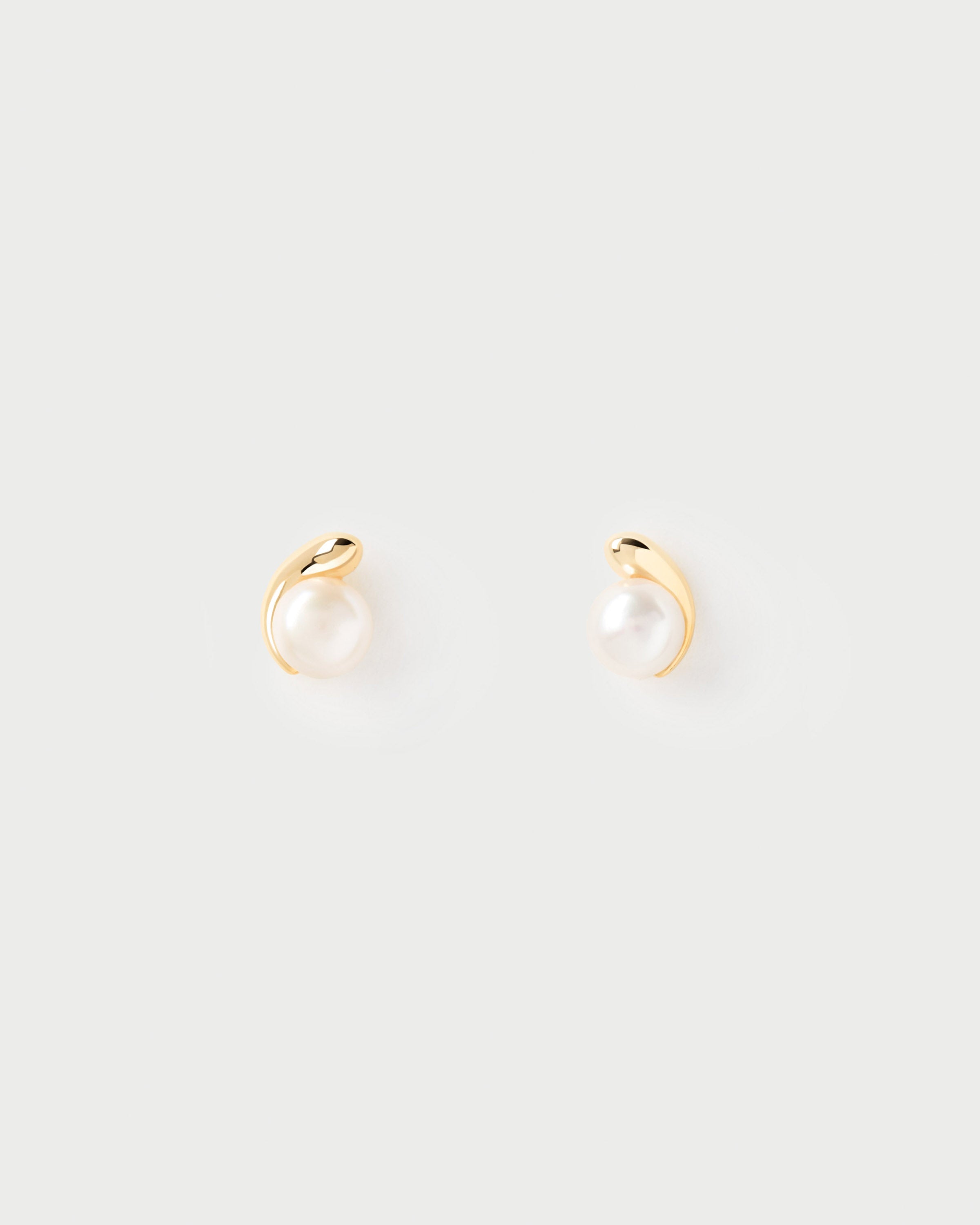 La Perla Mini Stud Earrings - Elegant & Dainty Gold Plated Earrings for Women | Perfect for Everyday Wear, Parties & Special Occasions