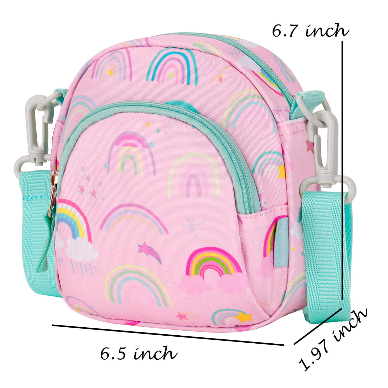 Choco Mocha Crossbody Purse for Girls Ages 2-8 | Kids Shoulder Bag for Toddlers & Little Girls | Perfect for School, Parties & Everyday Use
