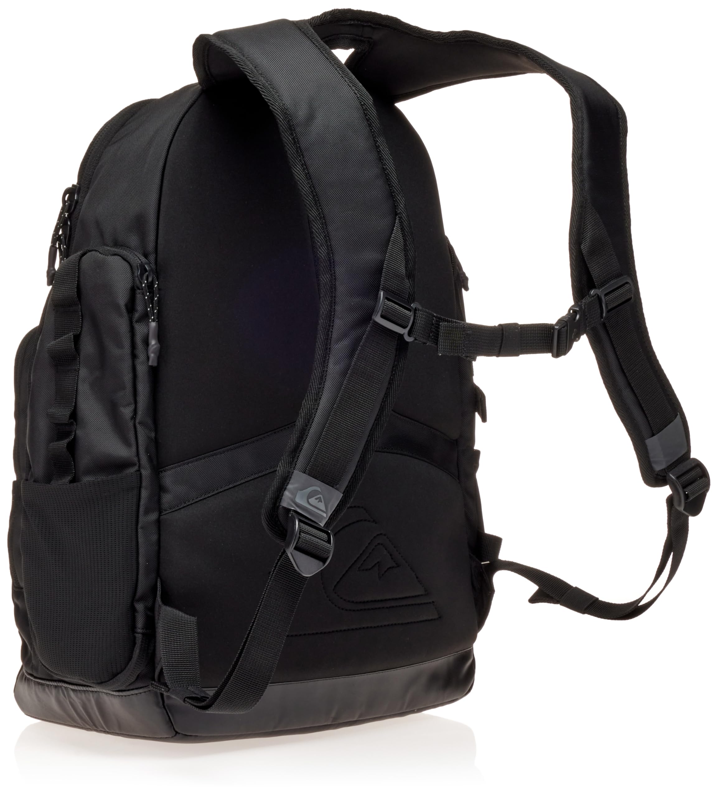 Quiksilver Men's Captains Quarters Backpack - Durable Black Daypack for School, Travel & Outdoor Adventures (One Size 241)