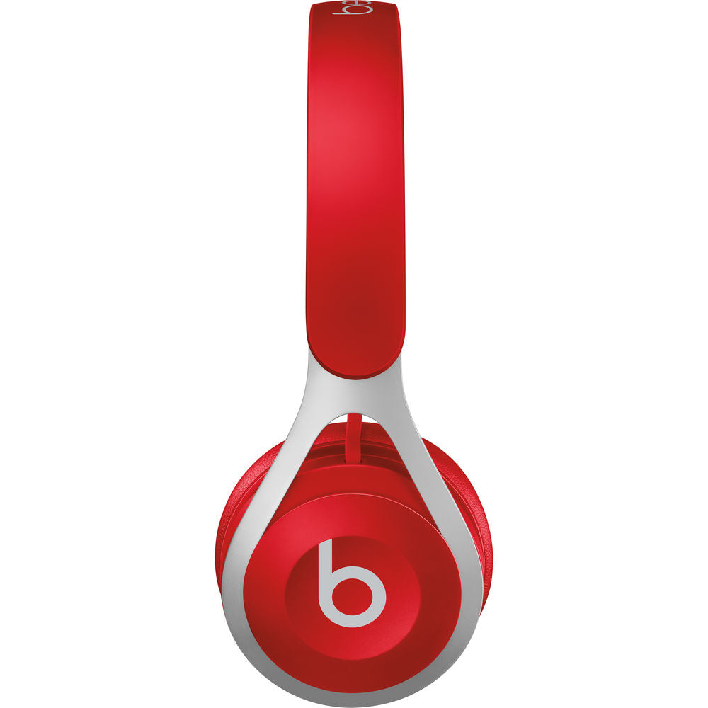 Beats EP On-Ear Headphones by Dr. Dre - Wired Stereo Sound with Built-in Mic, Adjustable Fit, Lightweight Design (Red) - Perfect for Gym, Travel & Everyday Music Listening