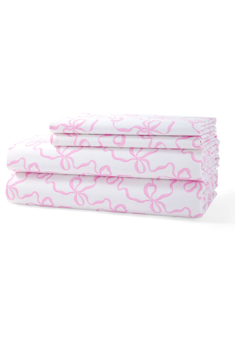 Soft & Breathable Printed Cotton Sheet Set - Queen Size, 4-Piece Bedding Set for Comfortable Sleep - Perfect for Master Bedroom, Guest Room & Dorm