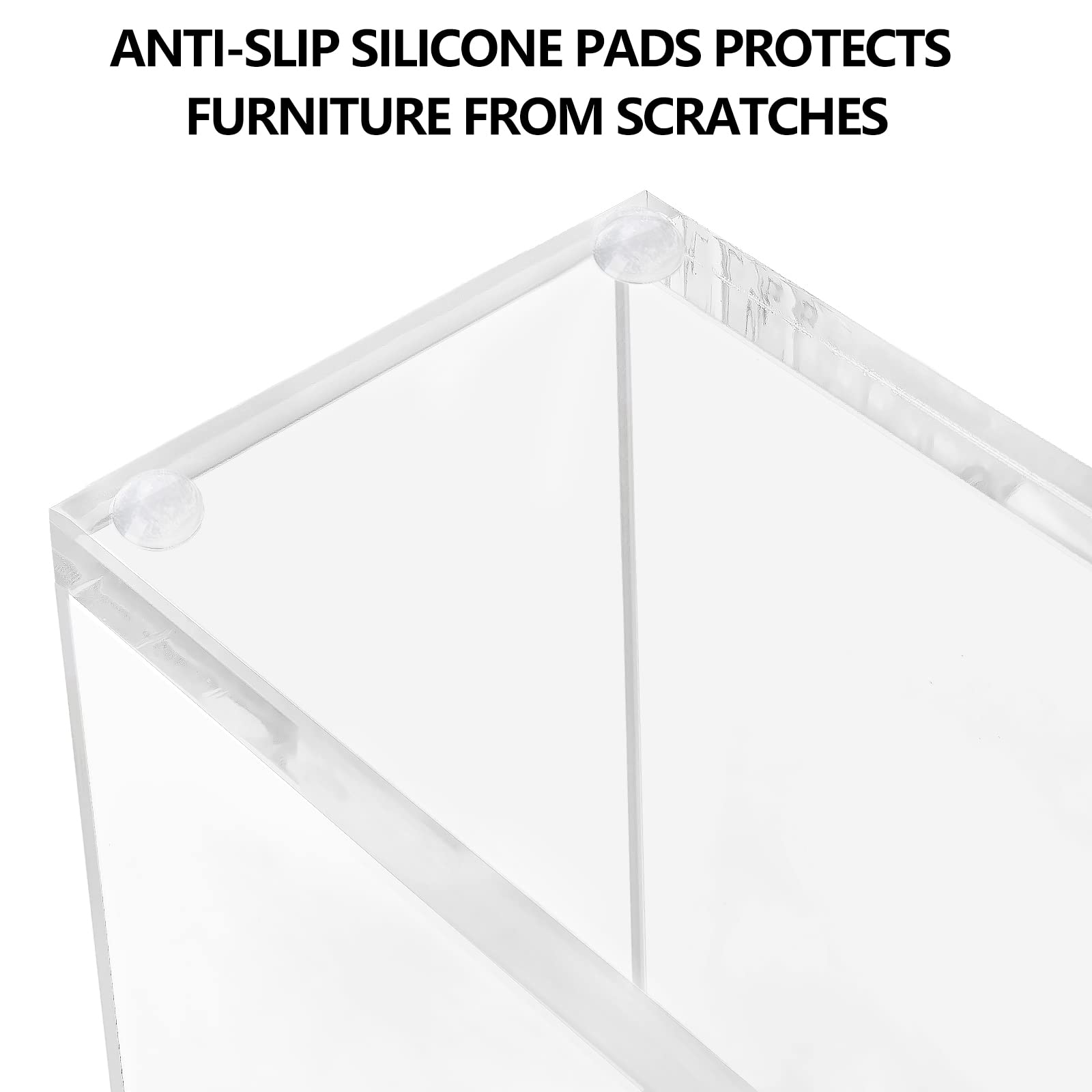HBlife Acrylic Napkin Holder - Clear Kitchen Paper Organizer & Cocktail Tissue Dispenser for Dining Table | Perfect for Restaurants, Kitchens & Home Decor