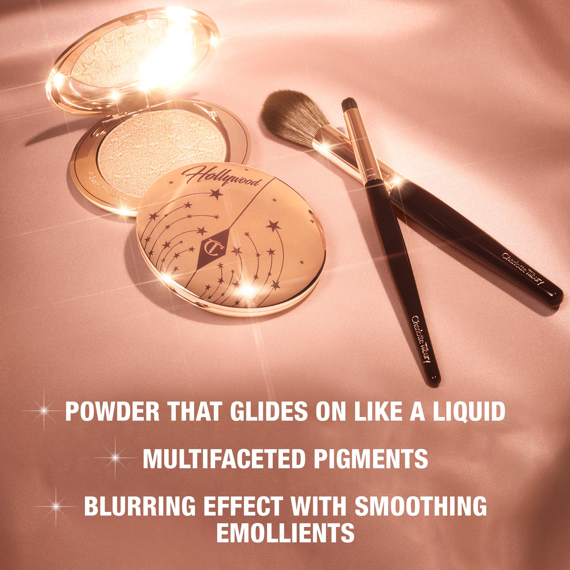 Hollywood Glow Glide Architect Highlighter - Buildable Luminous Makeup for Cheekbones & Face - Perfect for Contouring, Highlighting & Special Occasion Glam
