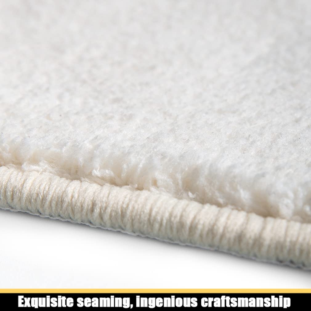 Soft Cozy Cartoon Non-Slip Bath Rug - Super Absorbent Bathroom Mat for Kids & Adults - 24