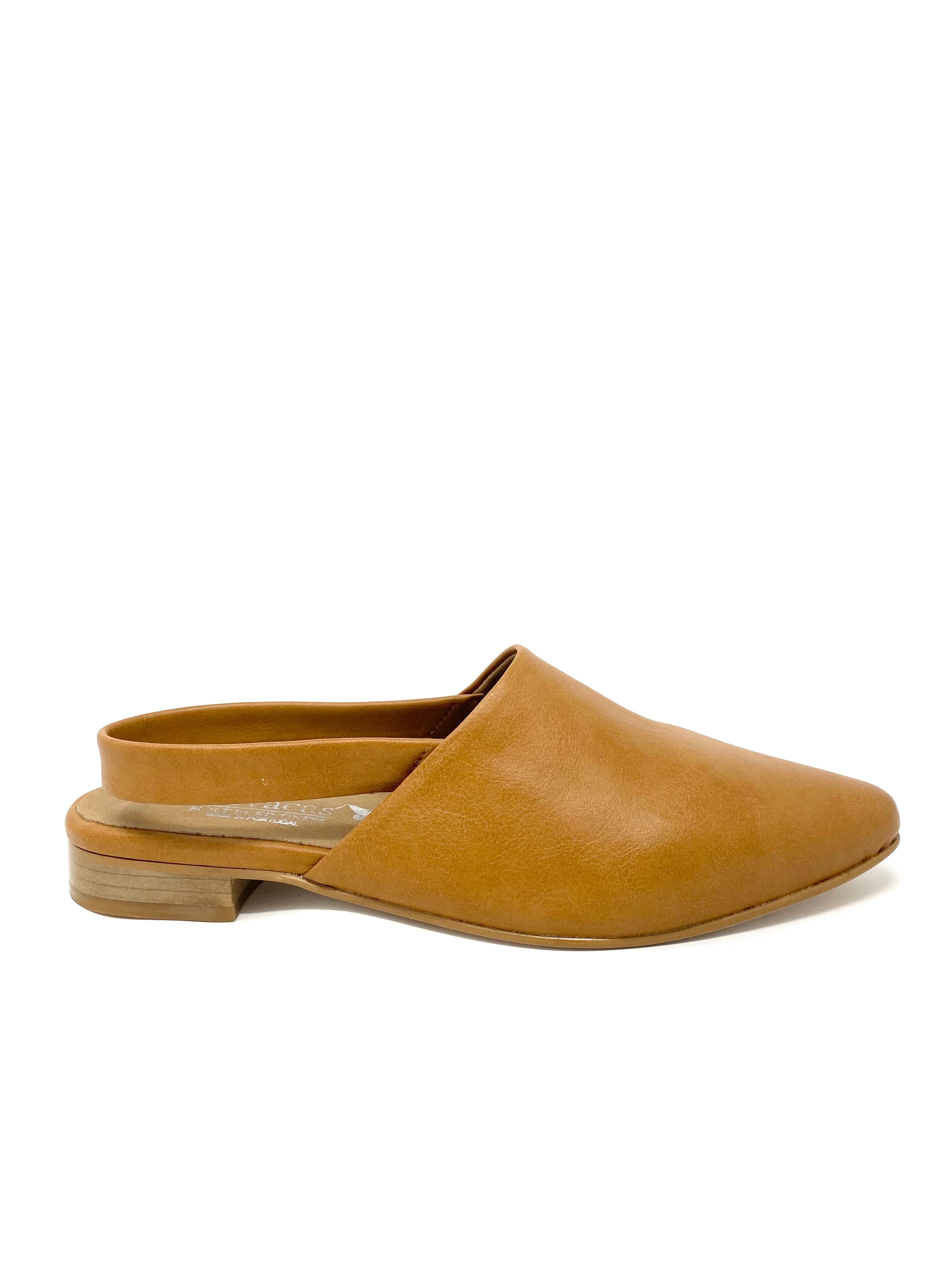 Novacas Bianca Camel Mule Shoes - Comfortable & Stylish Slip-On Loafers for Women, Perfect for Office, Casual Wear & Travel