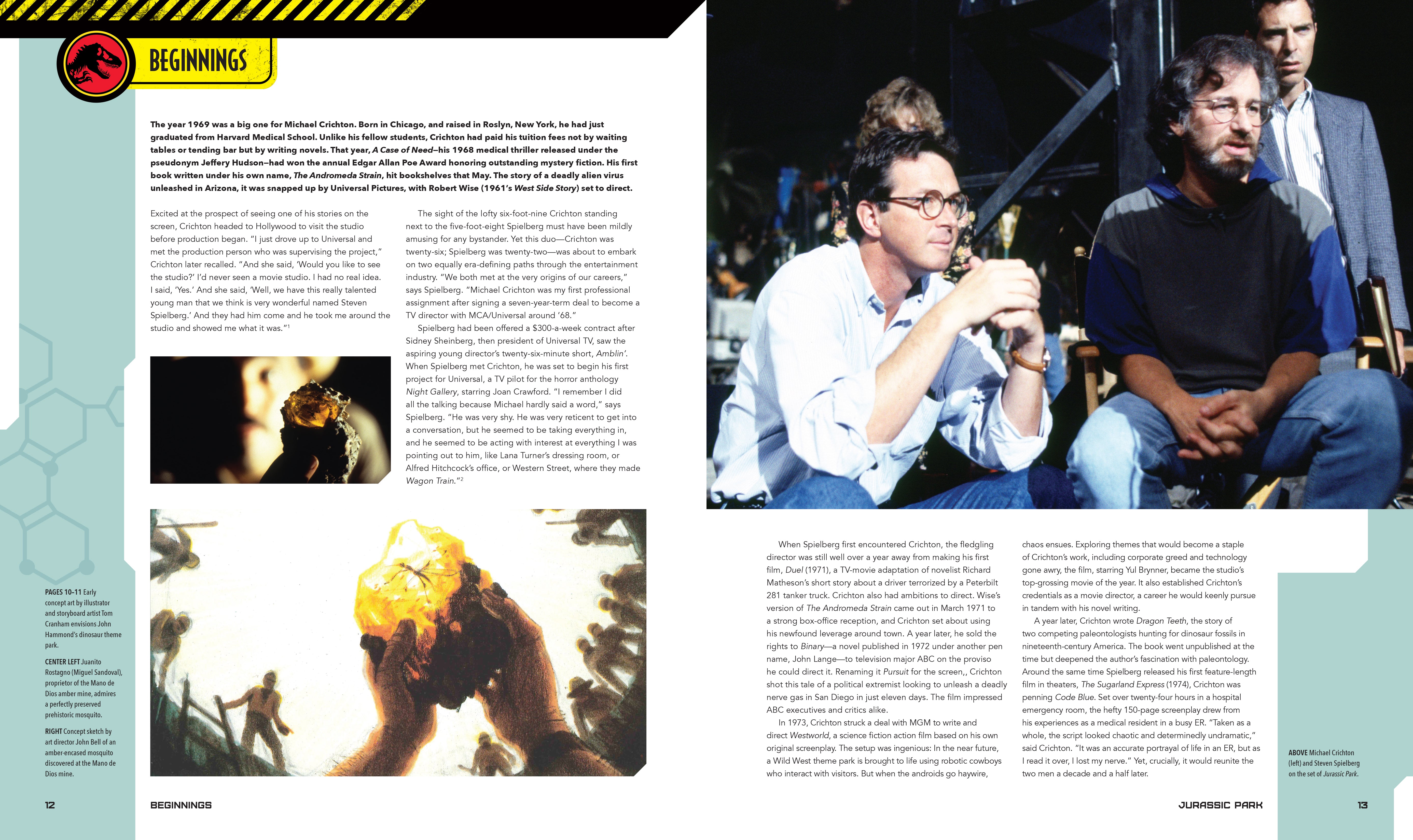 Jurassic Park: The Ultimate Visual History Book - Behind the Scenes of the Iconic Movie | Perfect for Movie Fans, Collectors & Gift Giving