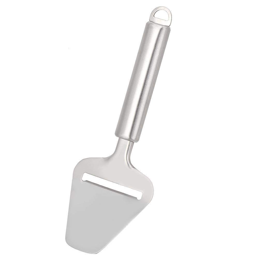 Premium Stainless Steel Cheese Cutter with Long Handle - Cheese Slicer & Planing Tool for Hard Cheeses - Perfect for Kitchen, Charcuterie Boards & Gourmet Cheese Platters