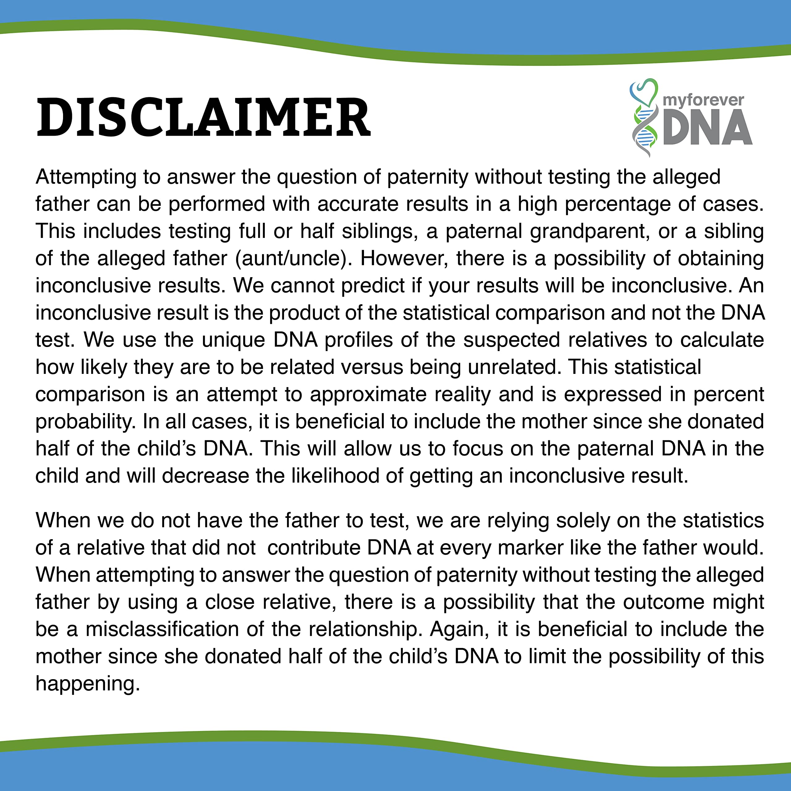 Sibling DNA Test Kit - Accurate & Confidential Genetic Testing for 46 DNA Markers - Includes Lab Fees & Shipping - Perfect for Family Reunions, Legal Proof, and Personal Discovery