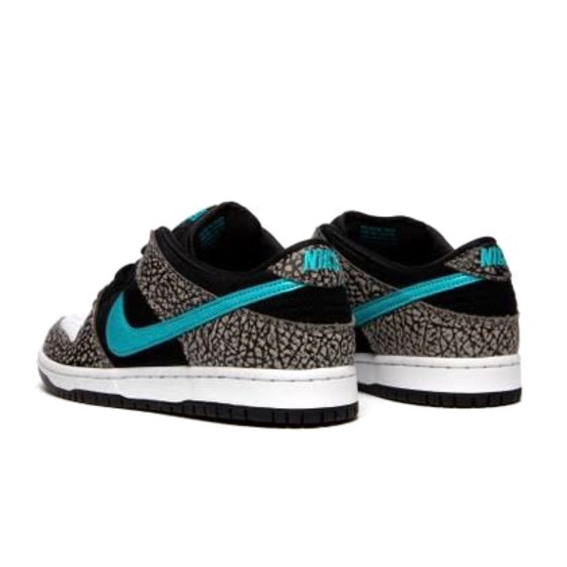 Nike SB Dunk Low Pro Sneakers - Medium Grey, Clear Jade & Black - Skateboarding & Casual Wear for Men & Women
