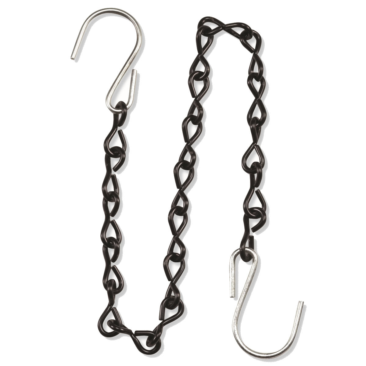 Sturdy Hanging Chain with S Hooks - Heavy Duty Metal Chain for Hanging Plants, Lights & Home Decor - Indoor & Outdoor Use