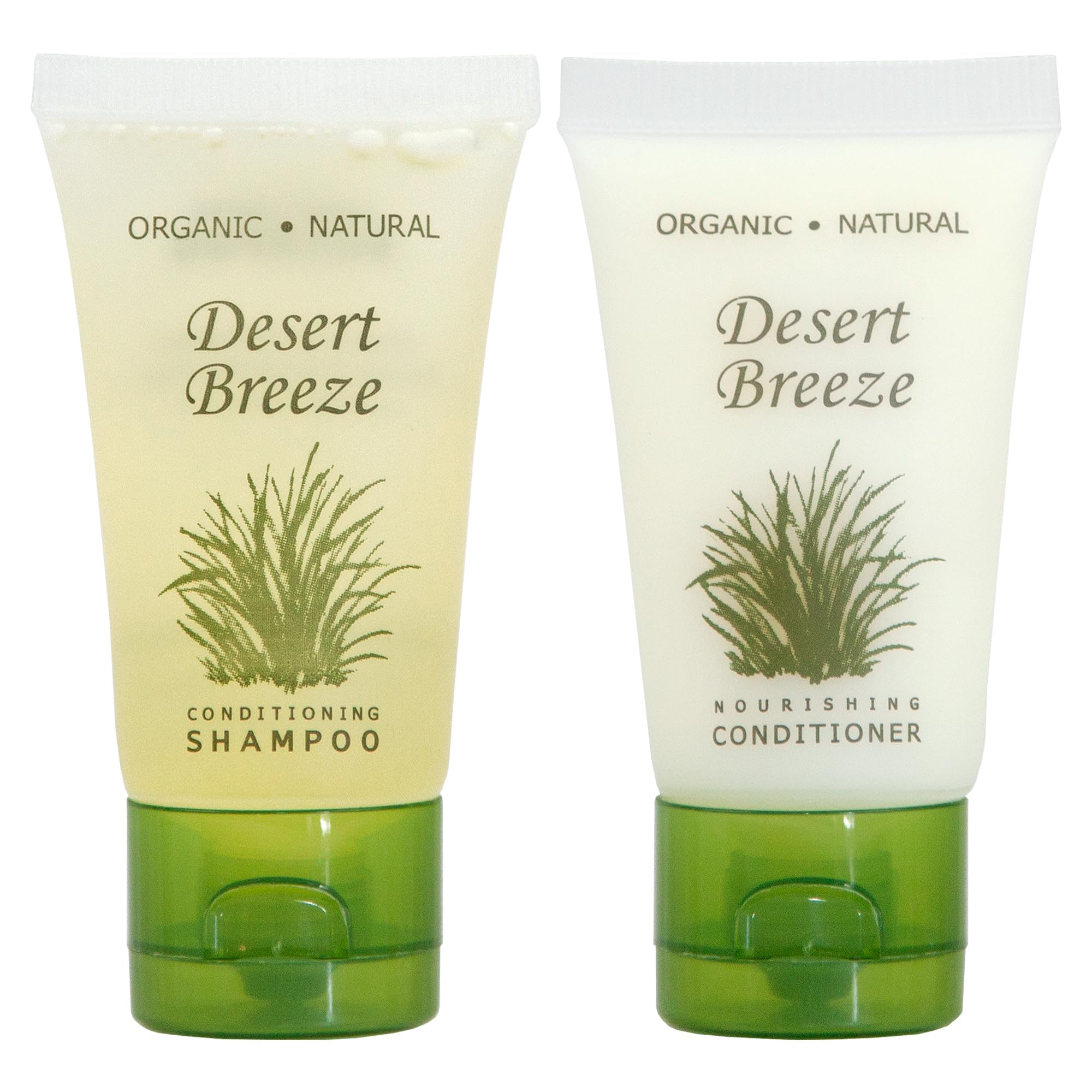 Travel Size Shampoo and Conditioner Set - 1 oz Flip Top Bottles (Pack of 20) - Perfect for Hotels, Gyms, Travel & Sample Kits