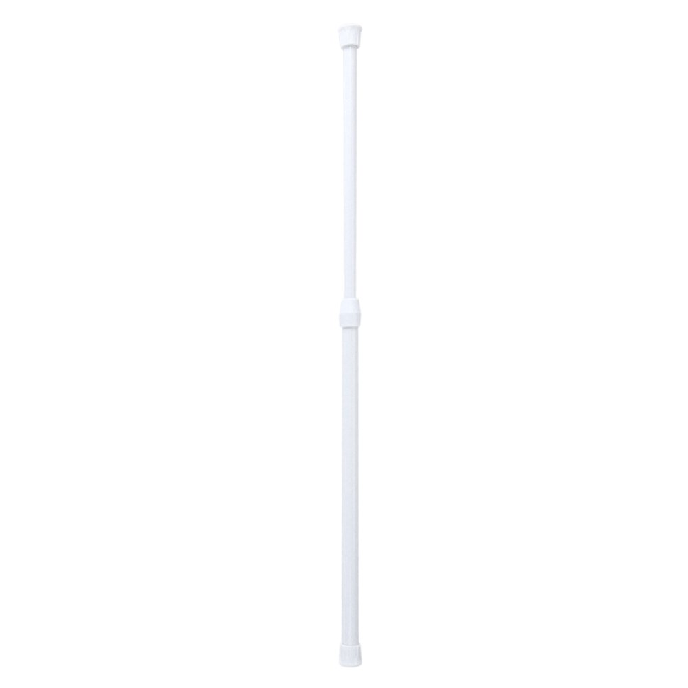 Adjustable Spring Loaded Tension Shower Curtain Rod - Rustproof Sturdy Extendable Closet Window Rail Pole for Bathroom, Kitchen, Dorm & RV Use