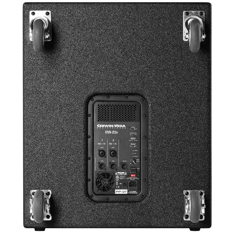 Cerwin Vega CVX 21S 21 Inch 2000 Watt Powered Subwoofer - High Power Bass Speaker for Home Theater & Car Audio Systems