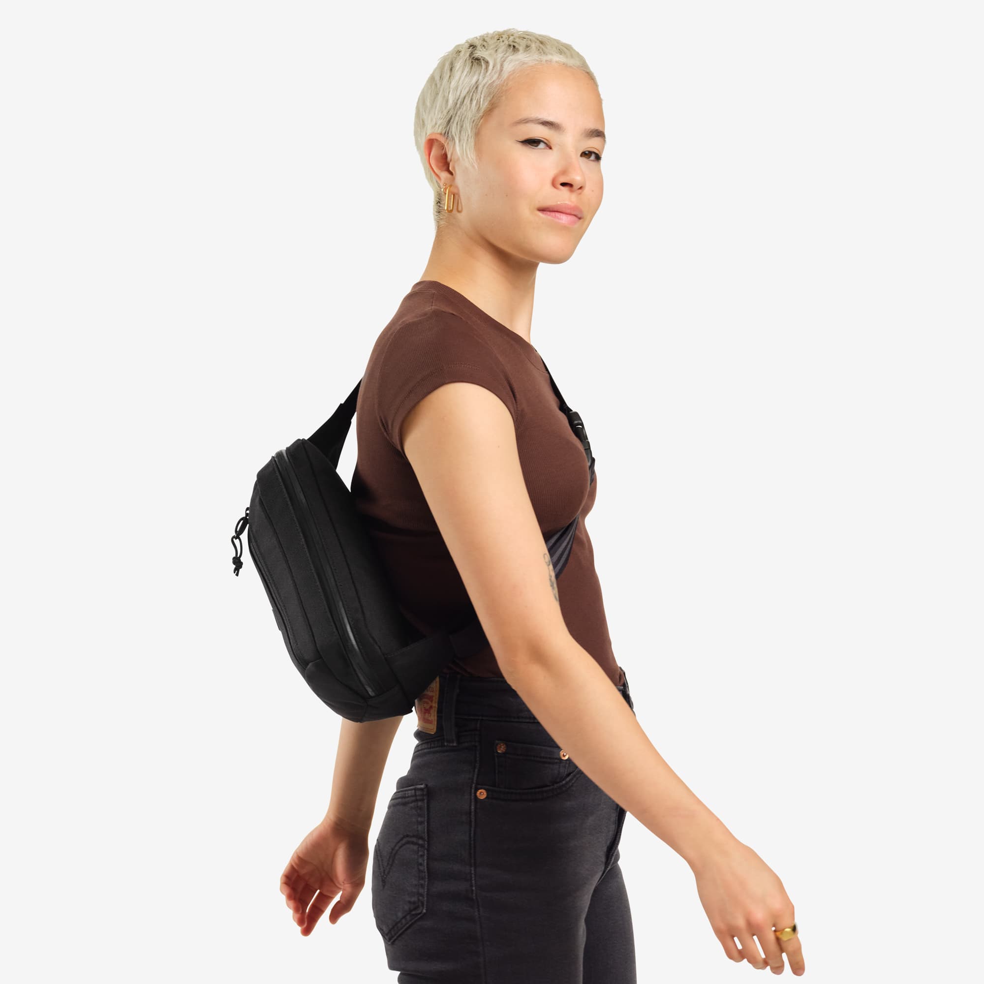 Ziptop Waist Pack - Secure & Stylish Fanny Pack for Travel, Hiking & Running - Hands-Free Belt Bag with Zipper Closure for Phone, Wallet & Essentials