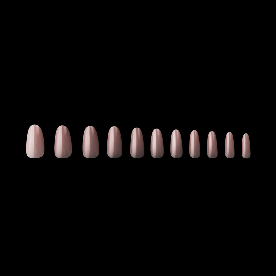 Apres Gel X Neutral Tips - Mia Round Medium (150 Pcs) - Professional Salon Quality Nail Extensions for Manicures & Pedicures