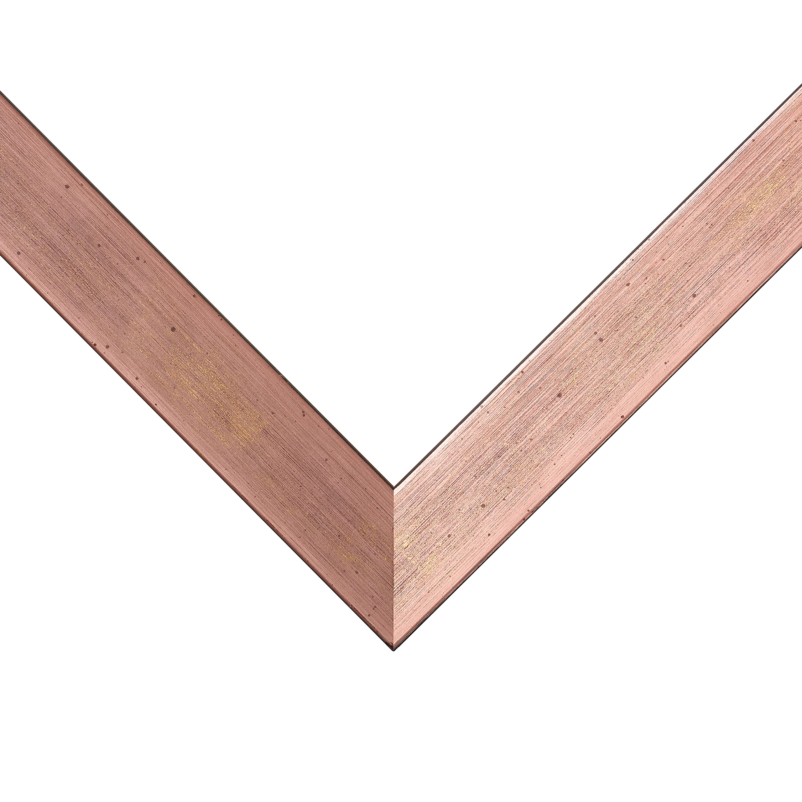 Craig Frames Milano 4x6 Inch Rose Gold Picture Frames - Set of 4 for Wall Display, Tabletop Decor, and Photo Gifts
